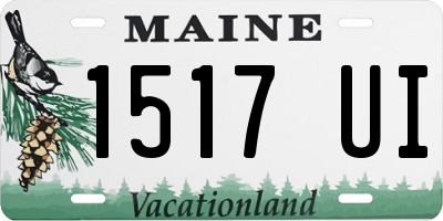 ME license plate 1517UI