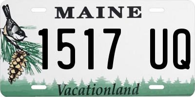 ME license plate 1517UQ