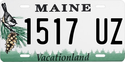 ME license plate 1517UZ