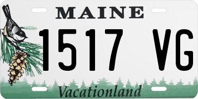 ME license plate 1517VG