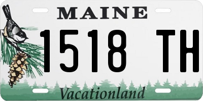 ME license plate 1518TH