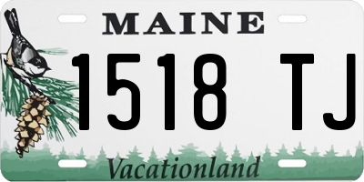 ME license plate 1518TJ