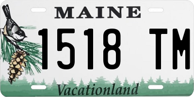 ME license plate 1518TM