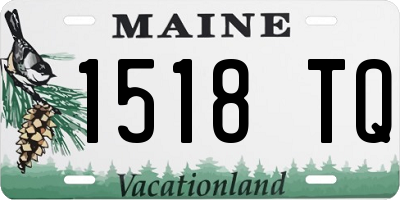 ME license plate 1518TQ