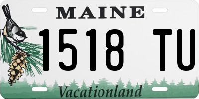 ME license plate 1518TU