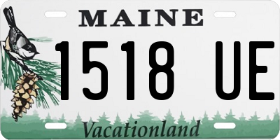 ME license plate 1518UE