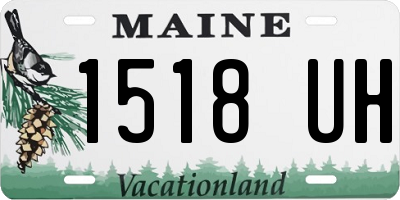 ME license plate 1518UH