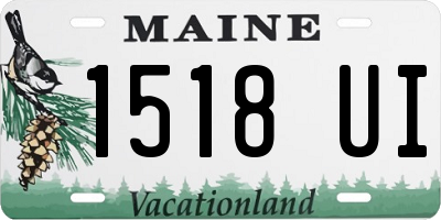 ME license plate 1518UI