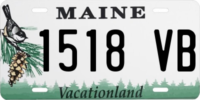 ME license plate 1518VB