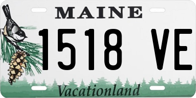 ME license plate 1518VE