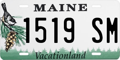 ME license plate 1519SM