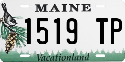 ME license plate 1519TP