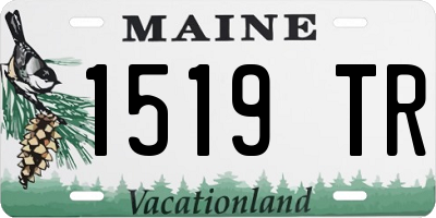 ME license plate 1519TR