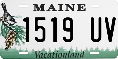 ME license plate 1519UV