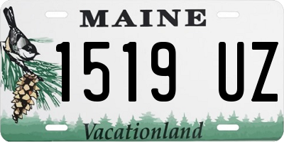 ME license plate 1519UZ