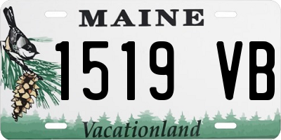ME license plate 1519VB