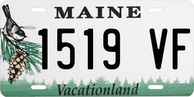 ME license plate 1519VF
