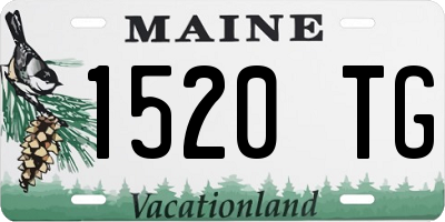 ME license plate 1520TG
