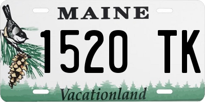 ME license plate 1520TK