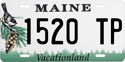 ME license plate 1520TP