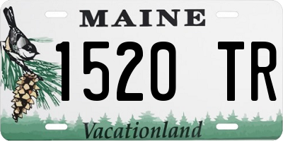 ME license plate 1520TR