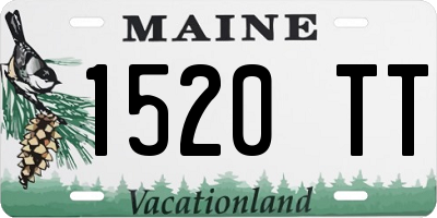 ME license plate 1520TT