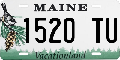 ME license plate 1520TU