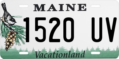 ME license plate 1520UV