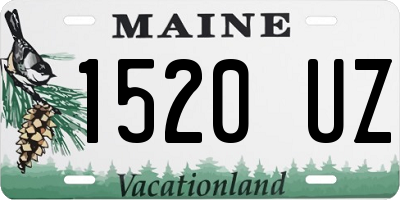 ME license plate 1520UZ