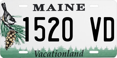 ME license plate 1520VD
