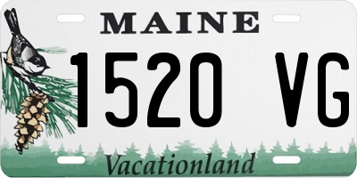 ME license plate 1520VG