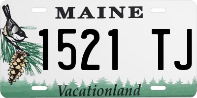 ME license plate 1521TJ