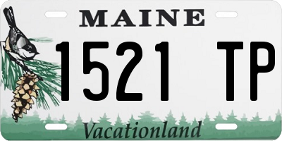 ME license plate 1521TP