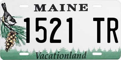 ME license plate 1521TR