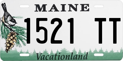 ME license plate 1521TT