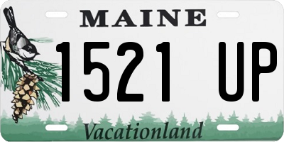 ME license plate 1521UP