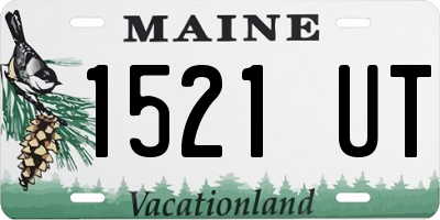 ME license plate 1521UT