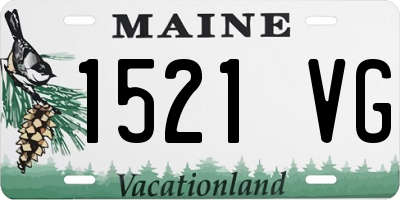 ME license plate 1521VG