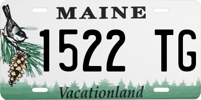 ME license plate 1522TG