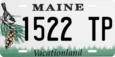 ME license plate 1522TP