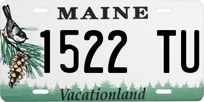 ME license plate 1522TU