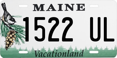 ME license plate 1522UL