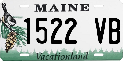 ME license plate 1522VB