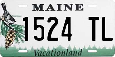 ME license plate 1524TL