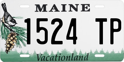 ME license plate 1524TP