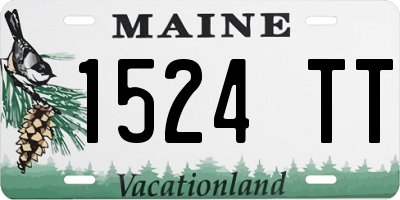 ME license plate 1524TT