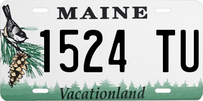 ME license plate 1524TU