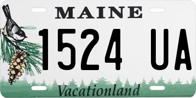 ME license plate 1524UA