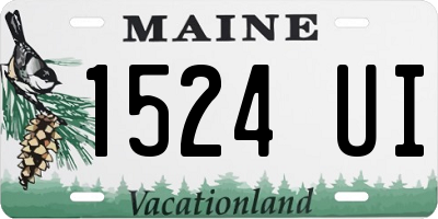 ME license plate 1524UI