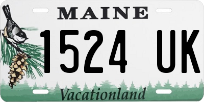 ME license plate 1524UK